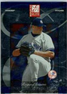 Roger Clemens #4 Baseball Cards 2002 Donruss Elite