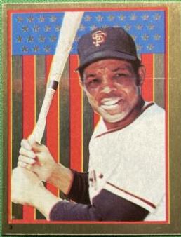 Willie Mays #3 Baseball Cards 1983 O Pee Chee Stickers