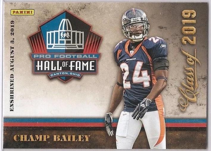 Champ Bailey #2 2019 Panini Hall Of Fame Class Football