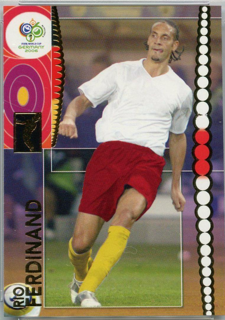 Rio Ferdinand #89 Soccer Cards 2006 Panini World Cup Germany