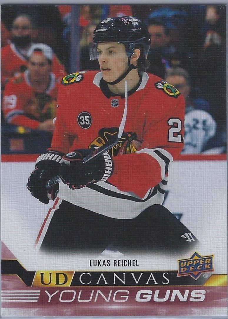 Lukas Reichel #C110 Hockey Cards 2022 Upper Deck UD Canvas
