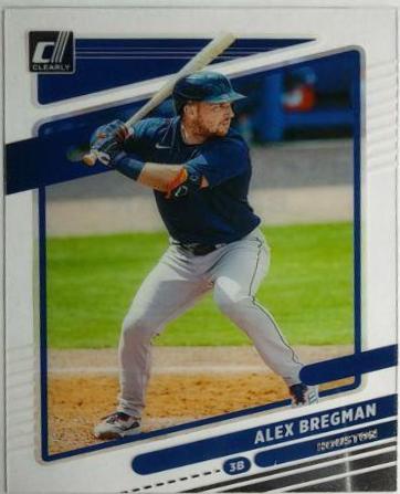 Alex Bregman #1 Baseball Cards 2021 Panini Chronicles Clearly Donruss