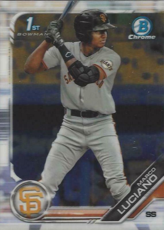 Marco Luciano #82 Baseball Cards 2019 Bowman Mega Box Chrome