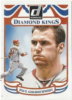 Paul Goldschmidt #11 Baseball Cards 2014 Donruss