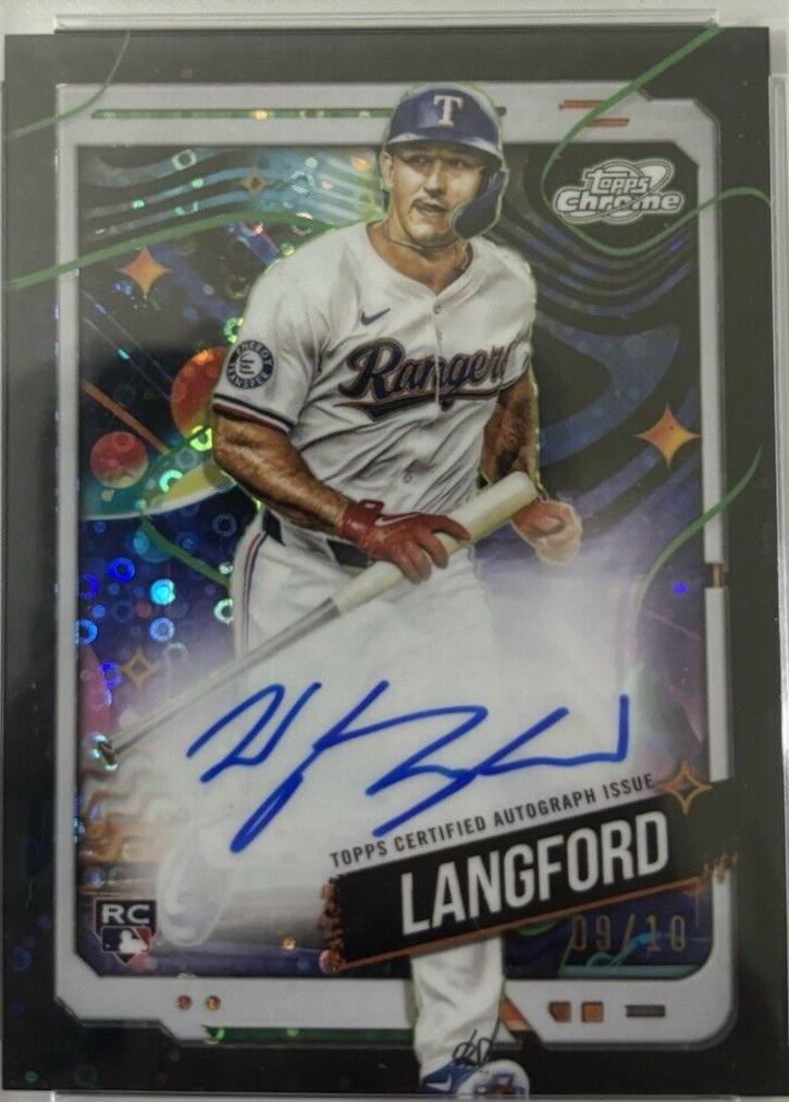 Wyatt Langford [Black Eclipse Refractor] #CCA-WL