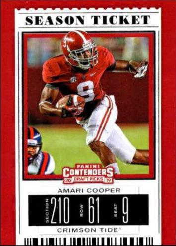 Amari Cooper #6 Football Cards 2019 Panini Contenders Draft Picks