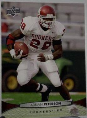 Adrian Peterson #1 Football Cards 2012 Upper Deck