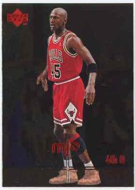 Michael Jordan Red #121 1998 Upper Deck Mjx Timepieces Basketball