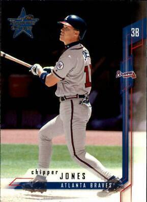 Chipper Jones #10 Baseball Cards 2001 Leaf Rookies & Stars