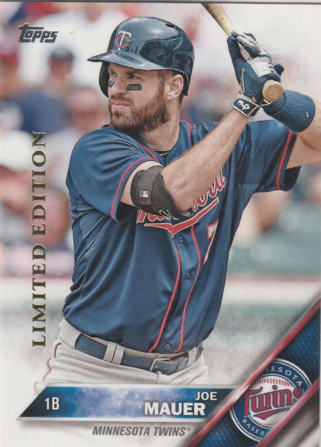 Joe Mauer #286 Baseball Cards 2016 Topps Limited Edition