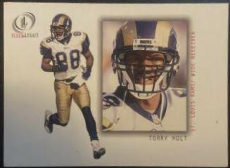 Torry Holt #22 Football Cards 2001 Fleer Legacy