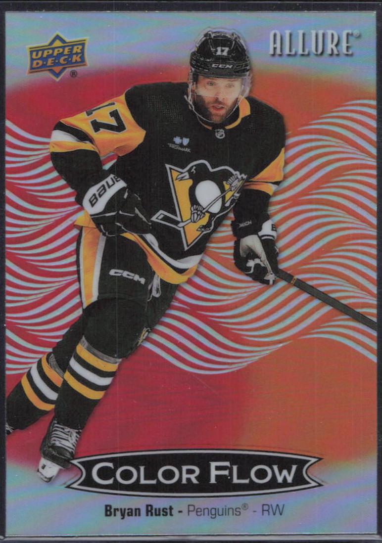 Bryan Rust #CFL-14 2024 Upper Deck Allure Color Flow Hockey