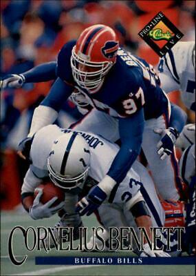 Cornelius Bennett #5 Football Cards 1994 Pro Line Live