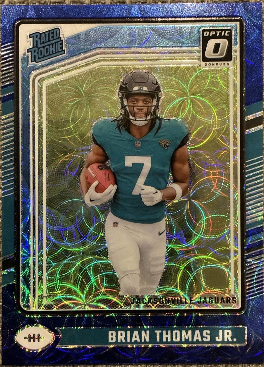 Brian Thomas Jr. [Blue Scope] #214 Prices | 2024 Panini Donruss