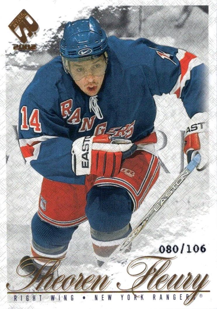 Theoren Fleury #61 2001 Pacific Private Stock Hockey