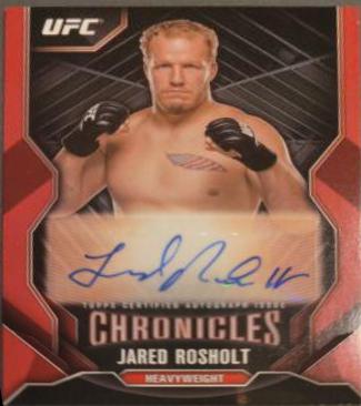 Jared Rosholt #CA-JR Ufc Cards 2015 Topps UFC Chronicles Autographs