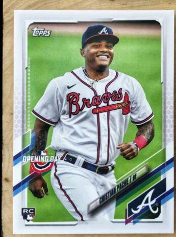 Cristian Pache #3 Baseball Cards 2021 Topps Opening Day