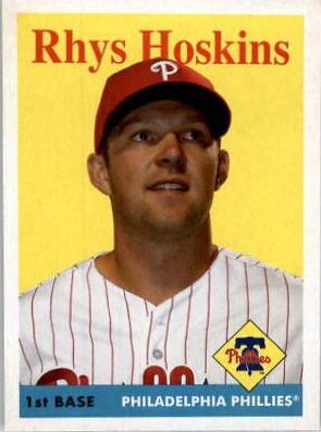 Rhys Hoskins #6 Baseball Cards 2019 Topps Archives