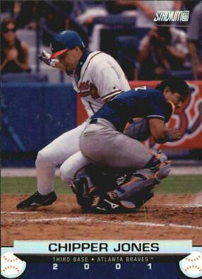 Chipper Jones #2 Baseball Cards 2001 Stadium Club