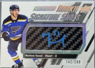 Matthew Kessel #RSS-MK Hockey Cards 2023 Upper Deck Engrained Rookie Signature Shots