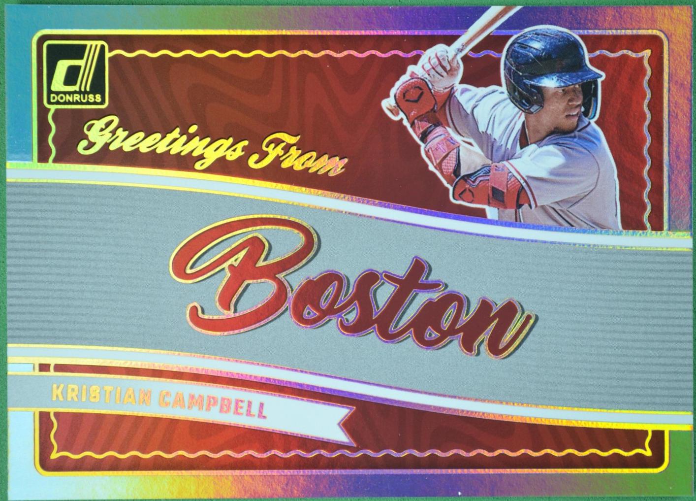 Kristian Campbell #6 2025 Panini Donruss Greetings From Baseball