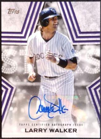 Larry Walker #BSA-LWA 2023 Topps Baseball Stars Autographs (Series 2)