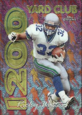 Ricky Watters #AE2 Football Cards 1999 Topps Chrome All Etch