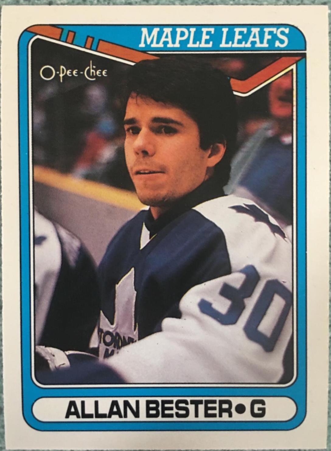 Allan Bester #32 Hockey Cards 1990 O-Pee-Chee