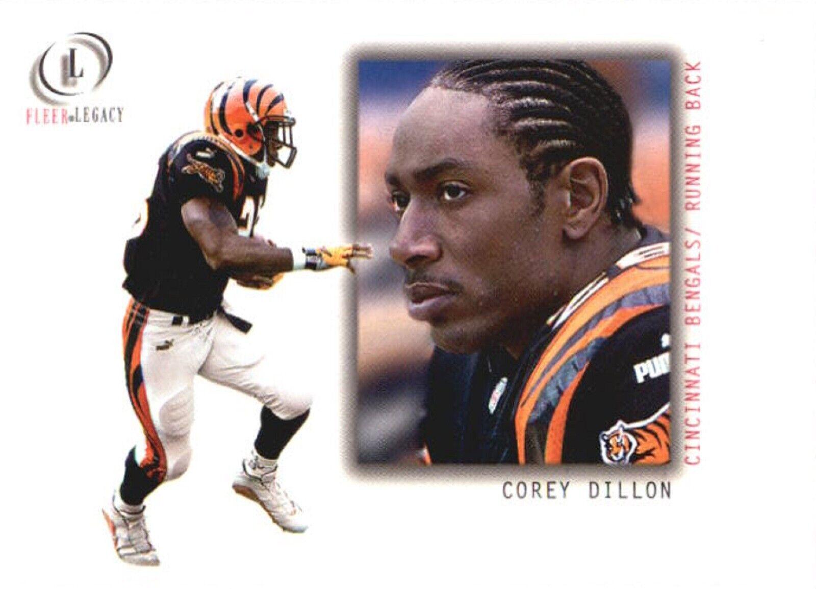 Corey Dillon #25 Football Cards 2001 Fleer Legacy
