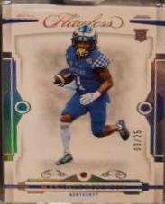 Wan'Dale Robinson #6 Football Cards 2022 Panini Flawless Collegiate