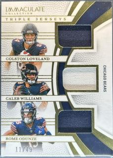 Colston Loveland / Caleb Williams / Rome Odunze