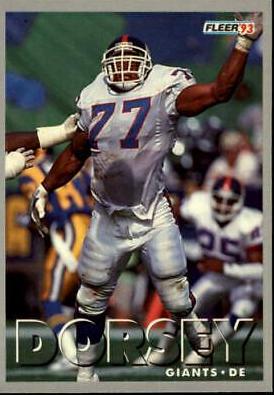 Eric Dorsey #13 Football Cards 1993 Fleer