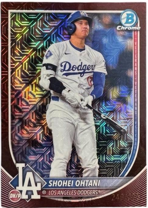 Shohei Ohtani [Burgundy Mojo] #17 Prices | 2025 Bowman | Baseball