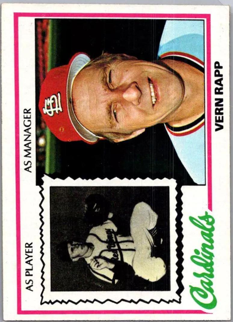 Vern Rapp #324 Prices | 1978 Topps | Baseball Cards