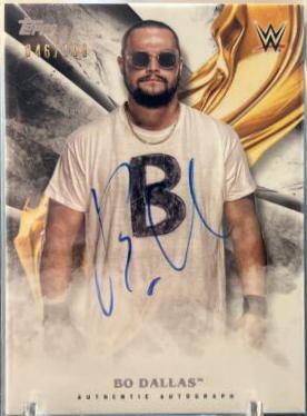 Bo Dallas #A-BD Wrestling Cards 2019 Topps WWE Undisputed Autographs