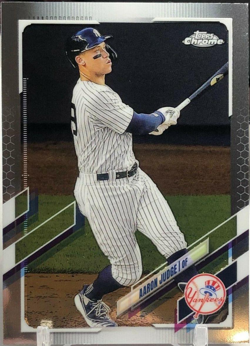 Aaron Judge #99 Baseball Cards 2021 Topps Chrome