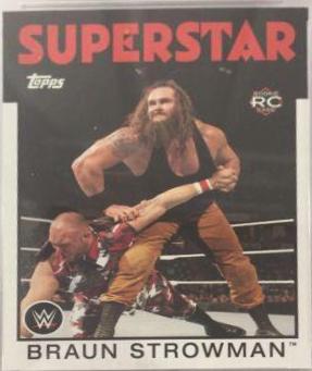Braun Strowman #5 Wrestling Cards 2016 Topps WWE Heritage