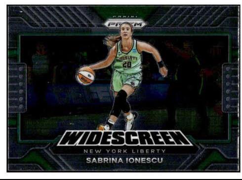 Sabrina Ionescu #3 Basketball Cards 2022 Panini Prizm WNBA Widescreen