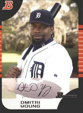 Dmitri Young #4 Baseball Cards 2005 Bowman