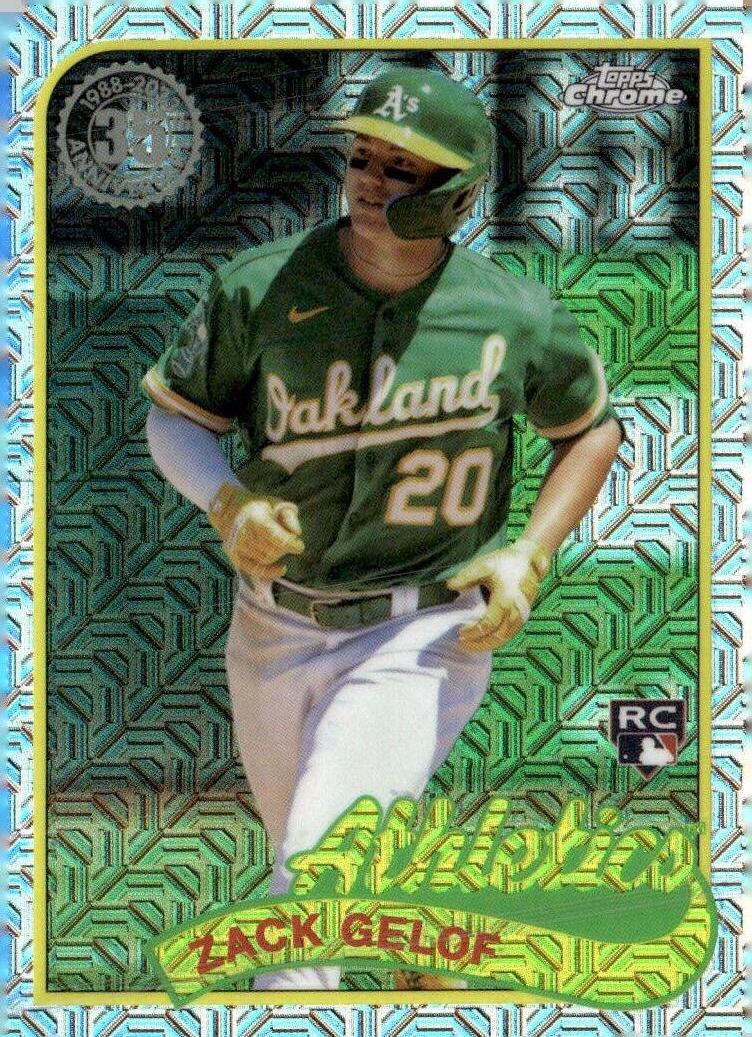 Zack Gelof #T89C-1 Baseball Cards 2024 Topps 1989 Chrome Silver Pack