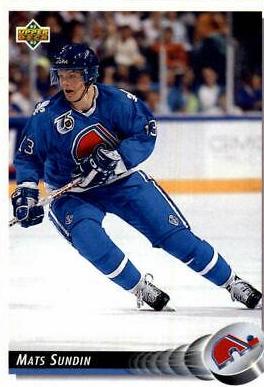 Mats Sundin #121 Hockey Cards 1992 Upper Deck