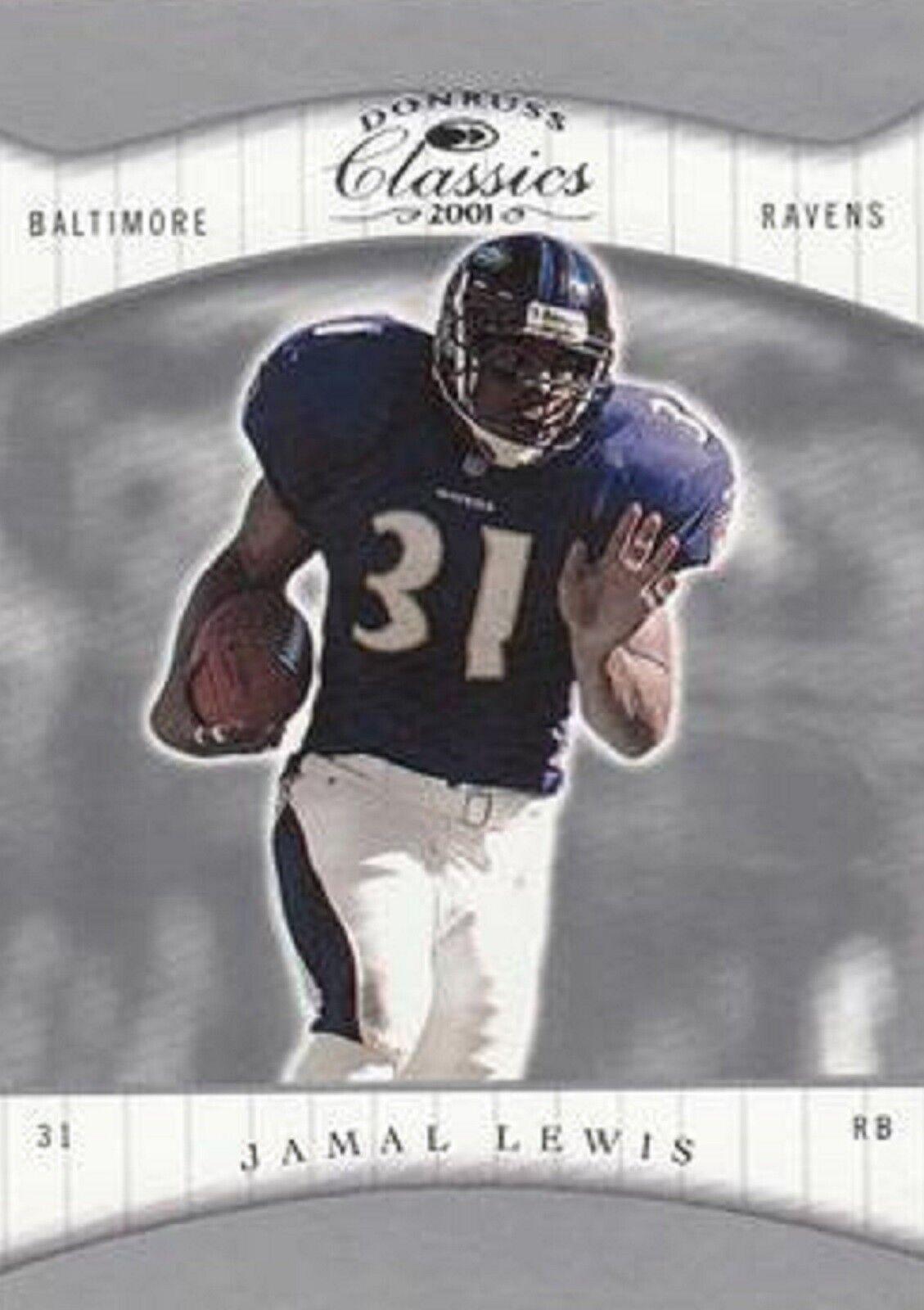 Jamal Lewis #7 Football Cards 2001 Panini Donruss Classics