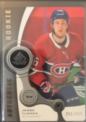 Jesse Ylonen #R-51 Hockey Cards 2021 SP Game Used 2005-06 Retro Rookies