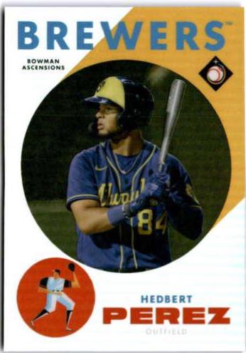 Hedbert Perez #BA-11 Baseball Cards 2022 Bowman Chrome Ascensions