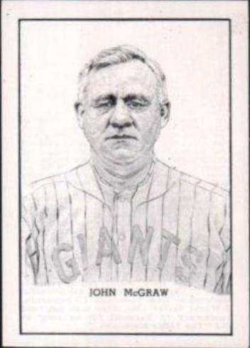 John McGraw Baseball Cards 1950 Callahan Hall of Fame
