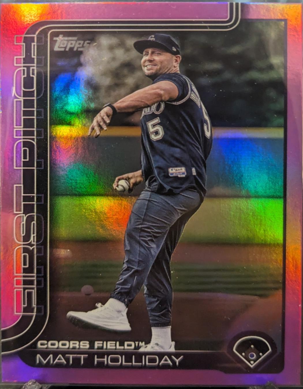 2025 Matt Holliday [Pink Foil] #FPU-9