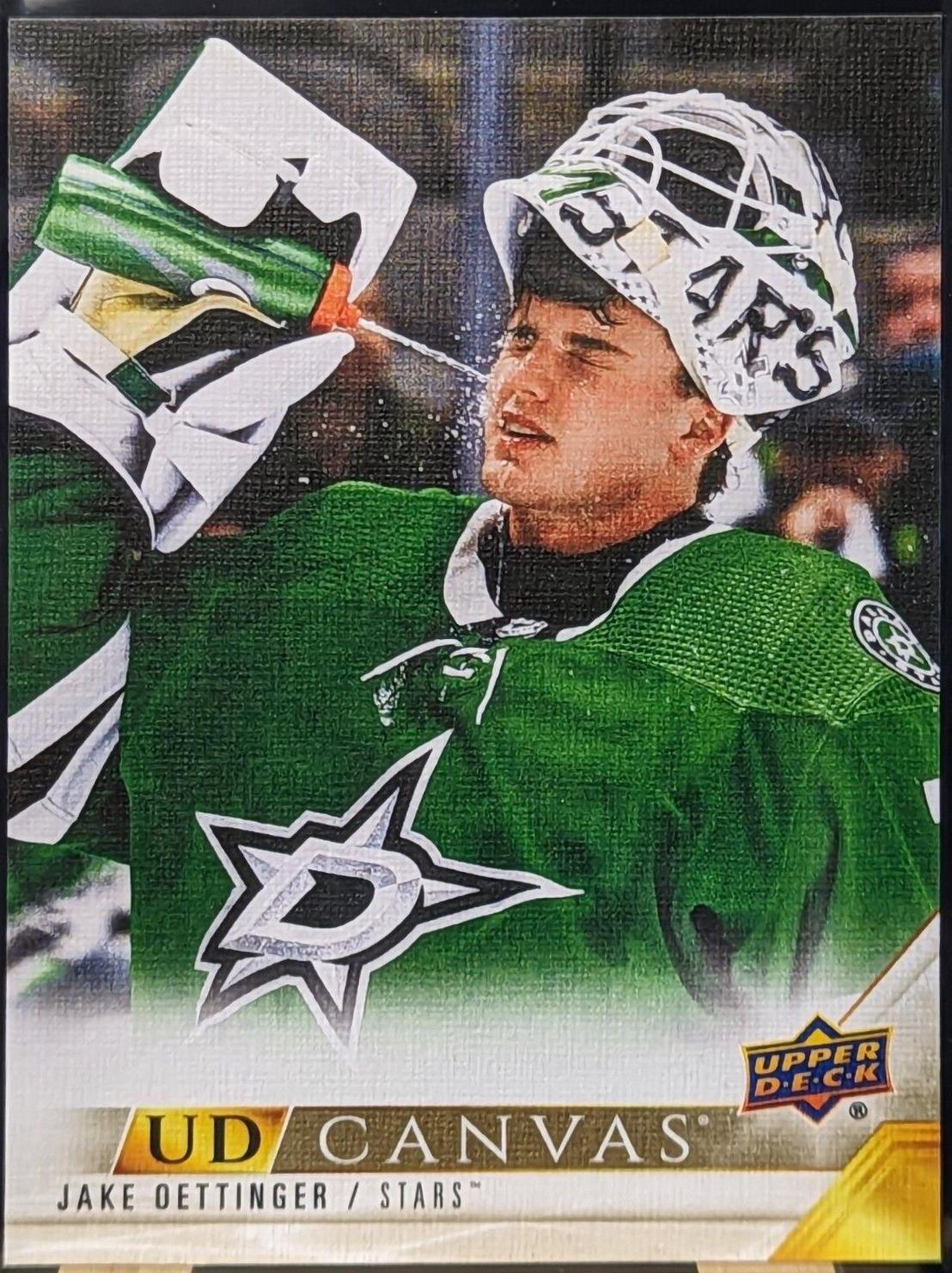 Jake Oettinger #C147 2022-23 Upper Deck Hockey UD Canvas