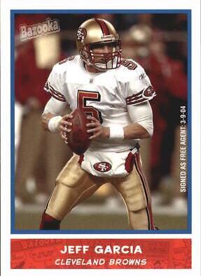 Jeff Garcia #60 2004 Bazooka Football