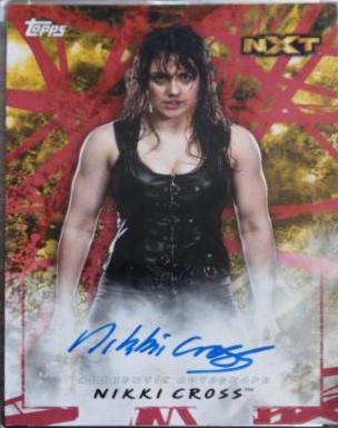 Nikki Cross #A-NC Wrestling Cards 2018 Topps WWE Road To Wrestlemania Autographs