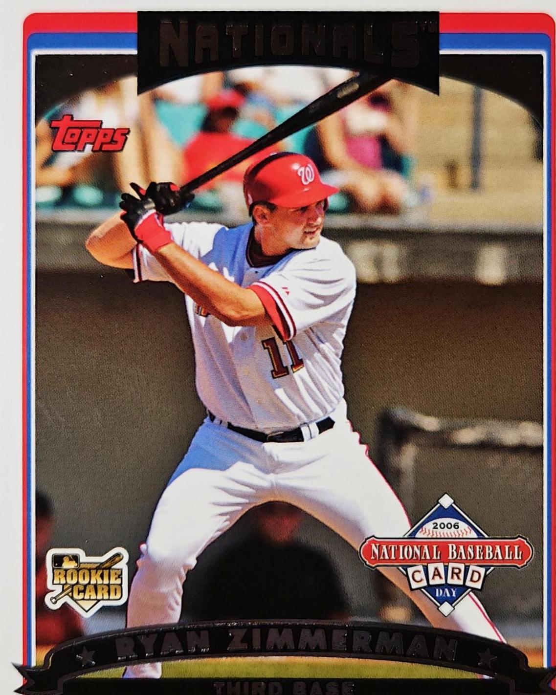 Ryan Zimmerman #T3 Baseball Cards 2006 Topps National Baseball Card Day Inserts